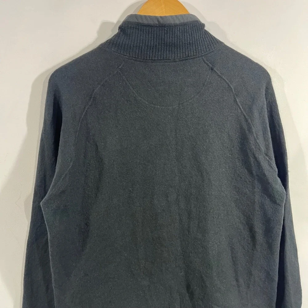 The North Face Gorpcore 1/4 Zip Wool Blend Sweater Black Mens XL Outdoors